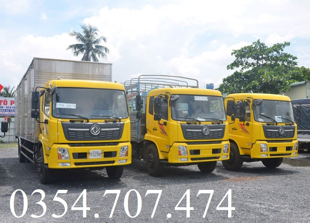 Xe tải dongfeng 8 tấn thùng dài 9m5 - hỗ trợ trả góp - lãi suất thấp