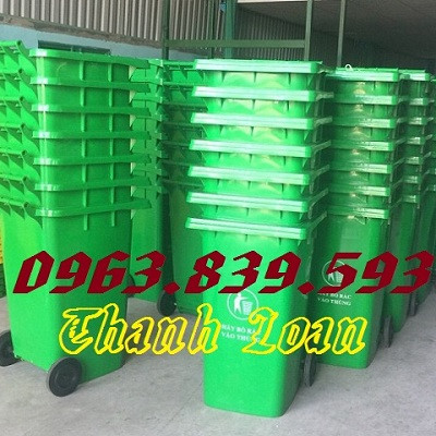 Thùng rác nhựa môi trường - thùng rác 120L - thùng rác 240L giá rẻ