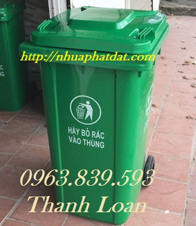 Thùng rác 240L - Thùng rác công cộng giá cạnh tranh./ Lhệ 0963.839.593 Ms.Loan