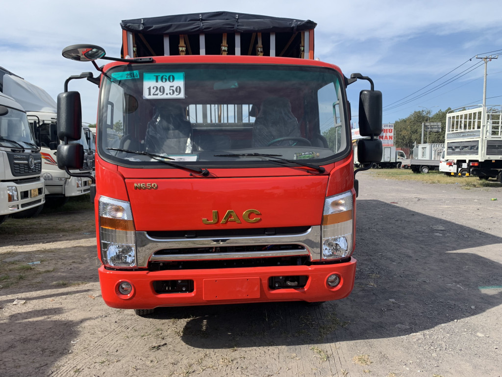 Xe tải jac 6t6 thùng dài 6m2 - xe có sẵn - giao xe ngay
