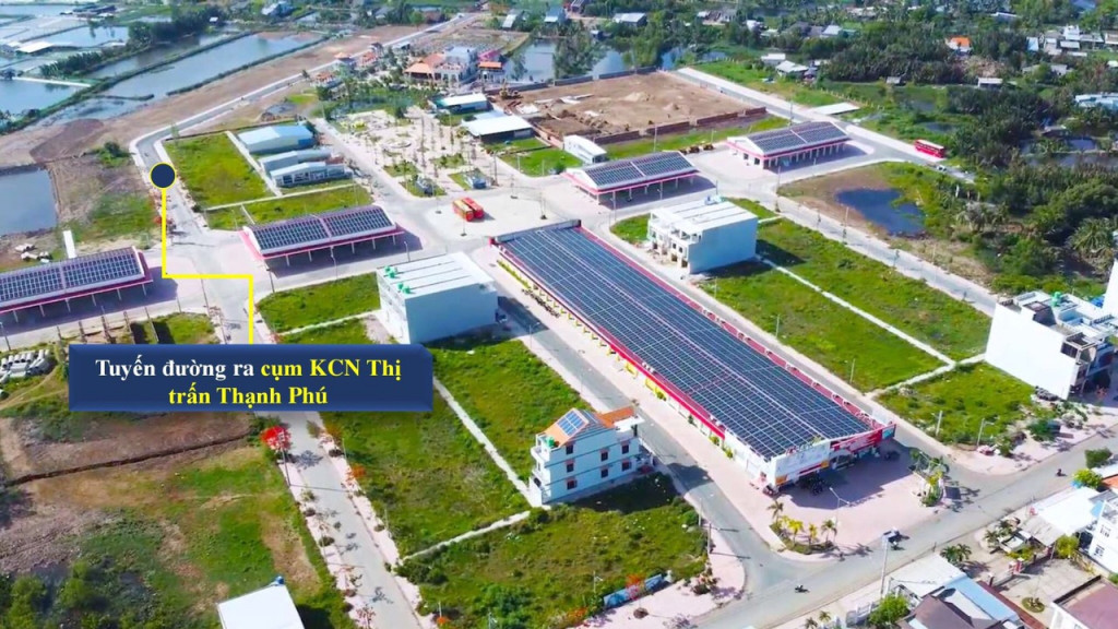 Sở hữu ngay đất mặt tiền chợ huyện Thạnh Phú chỉ với 420 triệu