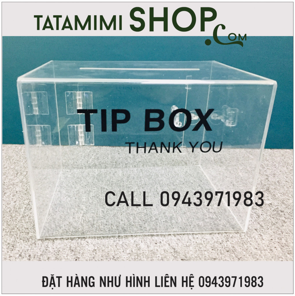 Tip box có sẵn kích thước
