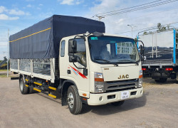 Xe tải JAC N650.PLUS 6.5 tấn thùng dài 6m2 máy CUMMINS, xe sẵn Đồng Nai