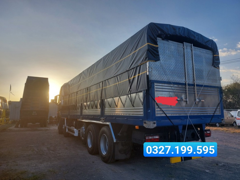 Xe tải Jac A5 5 chân thùng mui bạt 9m7 giao ngay 2021