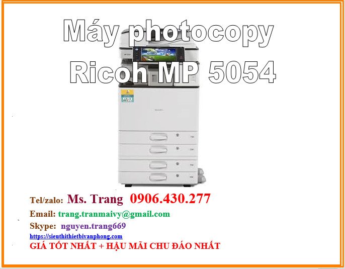 Máy photocopy Ricoh MP 5054 mới 95% giá rẻ nhất