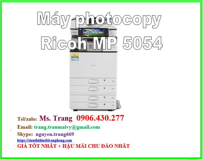 Máy photocopy Ricoh MP 5054 mới 95% giá rẻ nhất