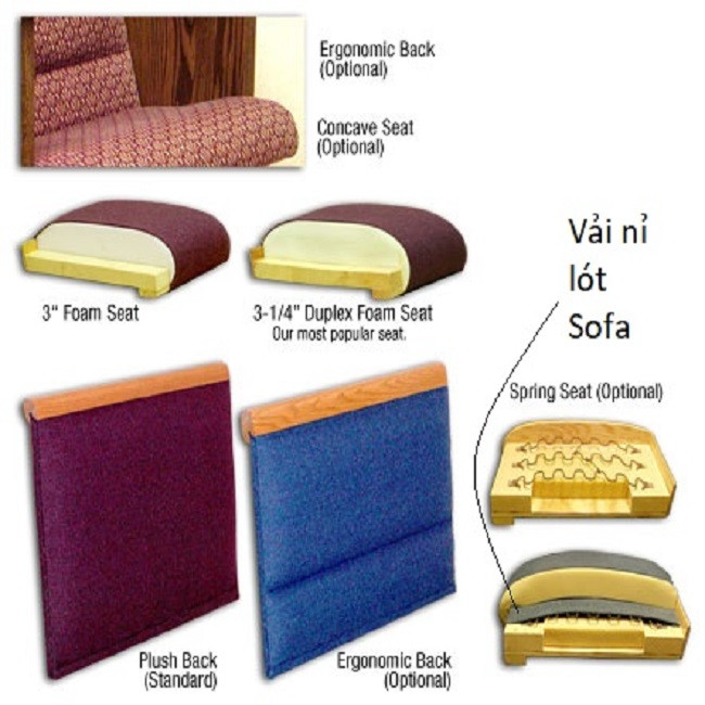 Cung cấp các loại vải bọc lót sofa toàn quốc giá cạnh tranh