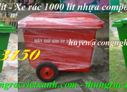 Xe rác 1000 lít nhựa composite giá cực sốc call 0984423150 – Huyền