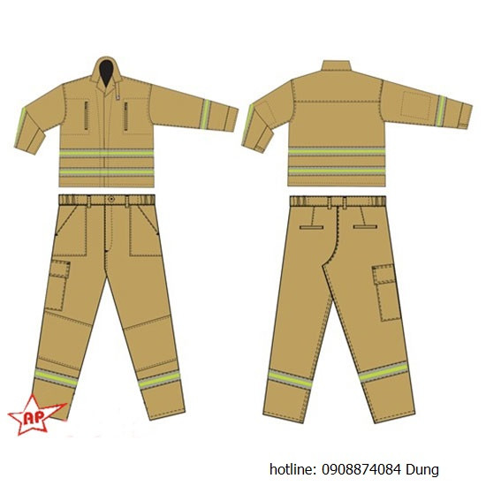 quần áo lính cứu hỏa, quần áo cảnh sát phòng cháy chữa cháy