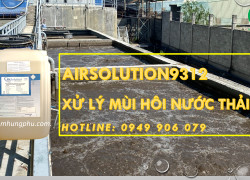 Xử lý mùi hôi nước thải cao su hiệu quả nhanh chóng với Airsolution9312