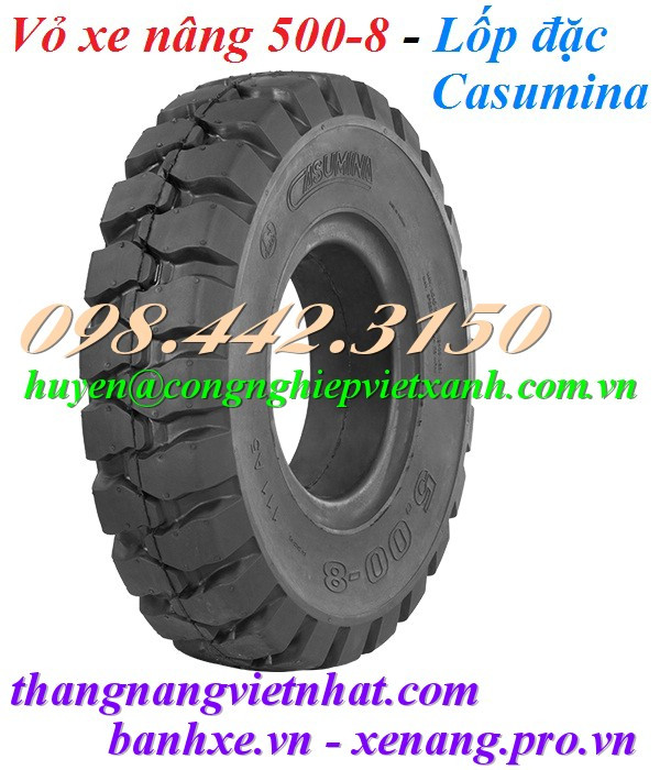 Vỏ đặc xe nâng Casumina - Lốp đặc xe nâng Casumina giá sốc call 0984423150 – Huyền